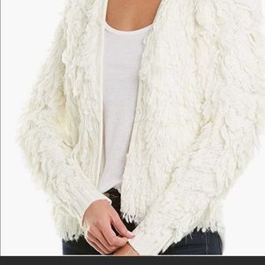 1. State Fur Knit Cardigan Sweater